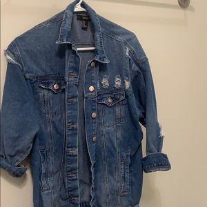 Forever 21 dark denim jacket